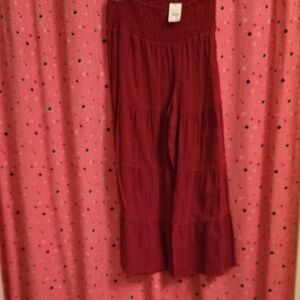 Cato Red Smocked Pants